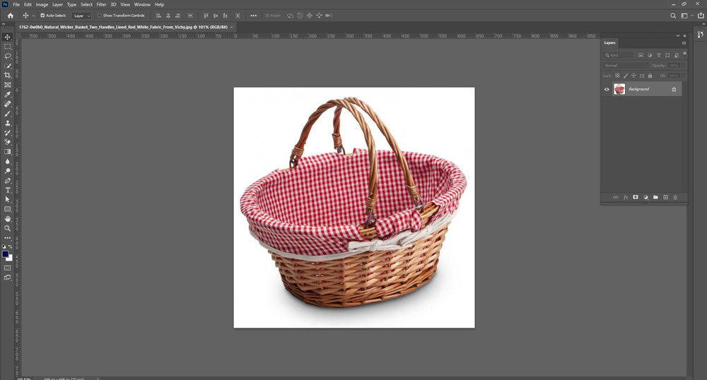 How to get rid of the background of a picture in photoshop