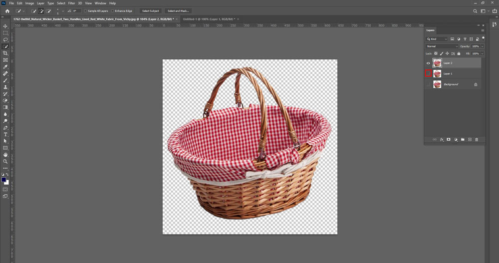 How to get rid of the background of a picture in photoshop