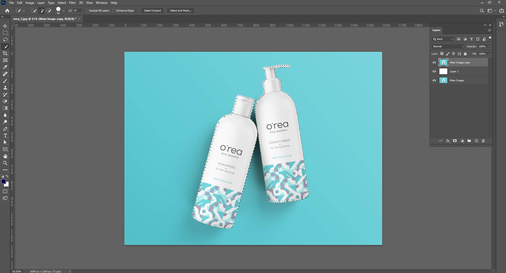 How to use the quick selection tool to remove background?