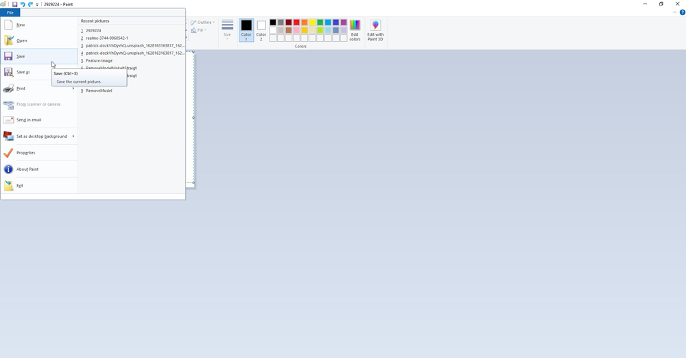 How To Make Something Transparent In paint