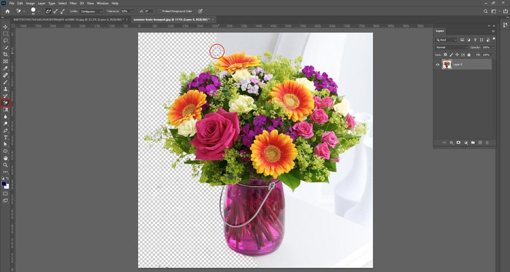Erase background photoshop || Photoshop background eraser tool: