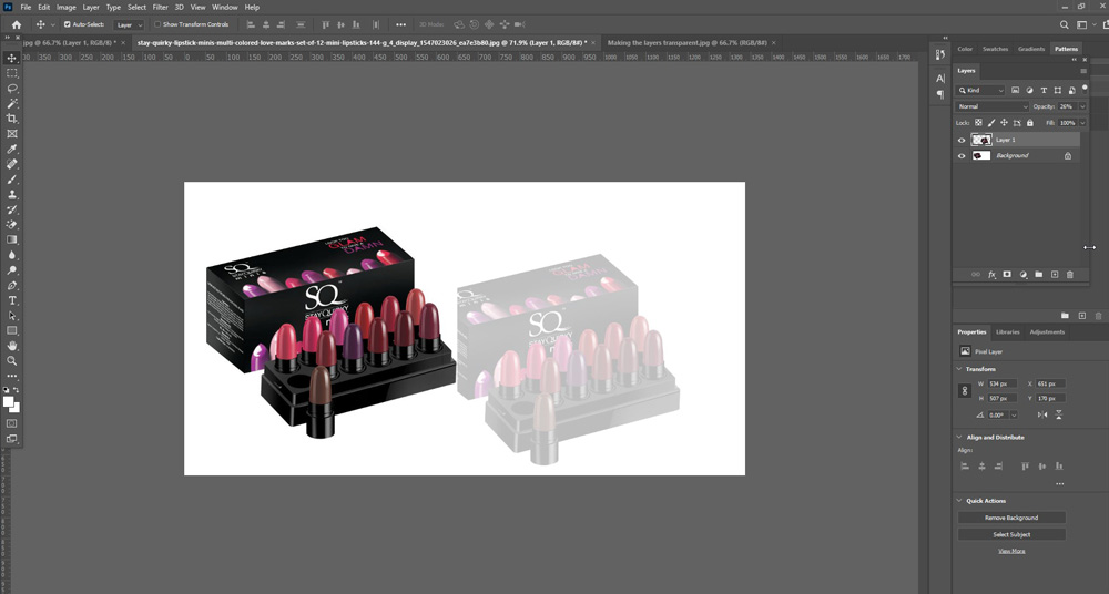 How To Make Something Transparent In Photoshop  