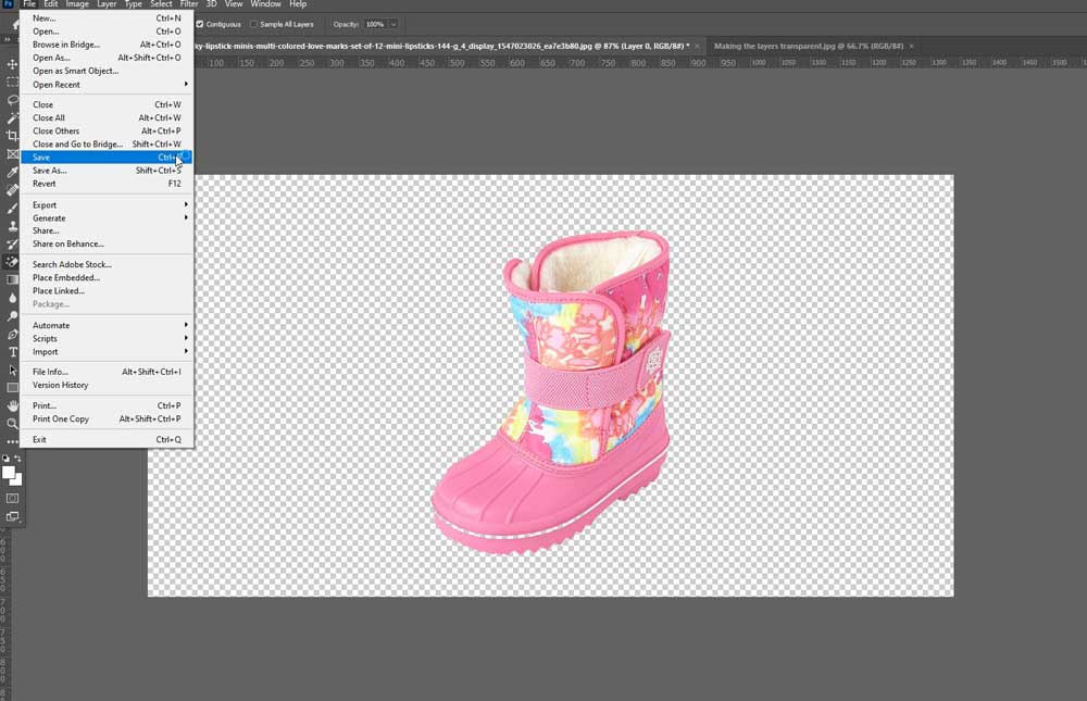How To Make Something Transparent In Photoshop  